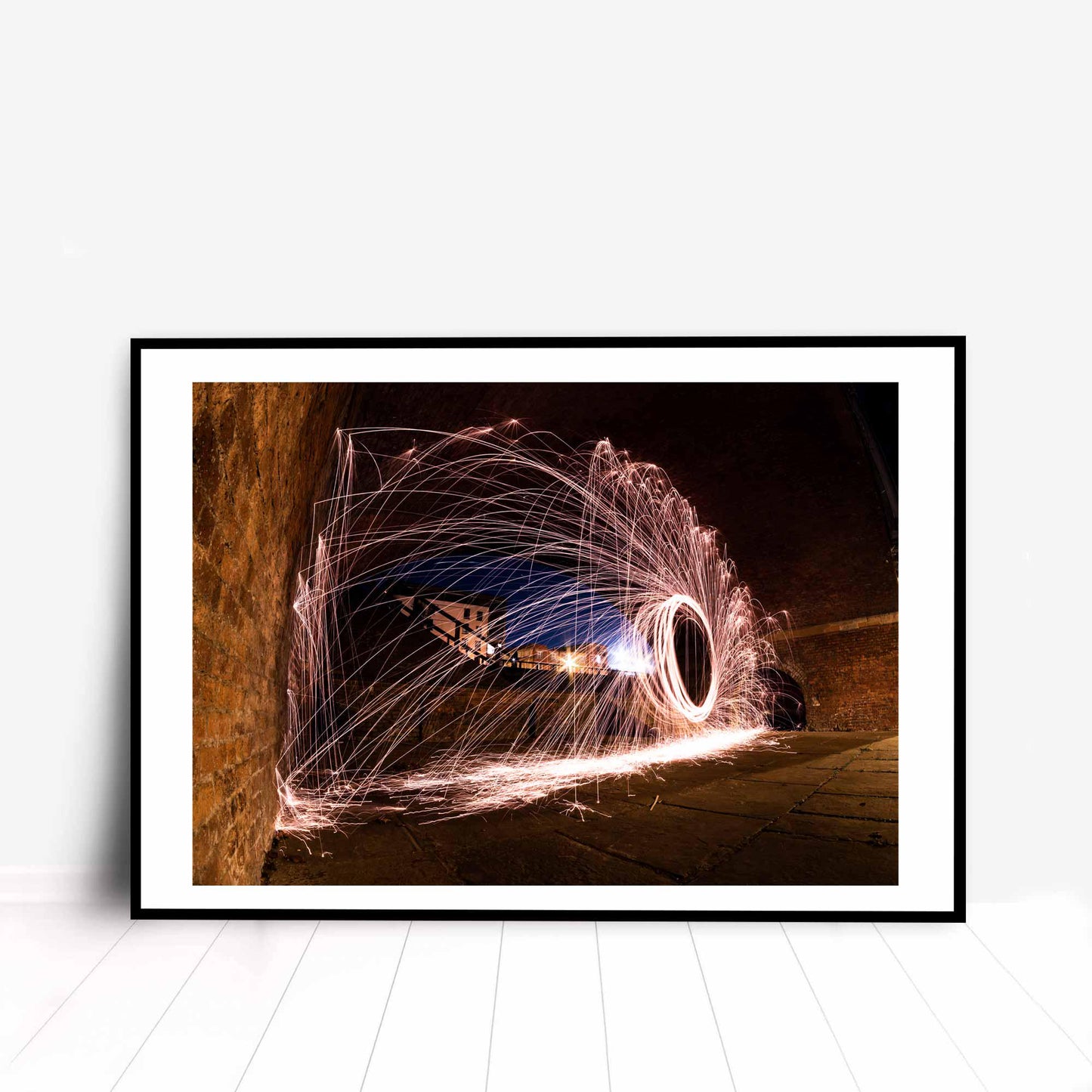 Abstract Light Trails Fine Art Print, Architecture Print, Wall Print