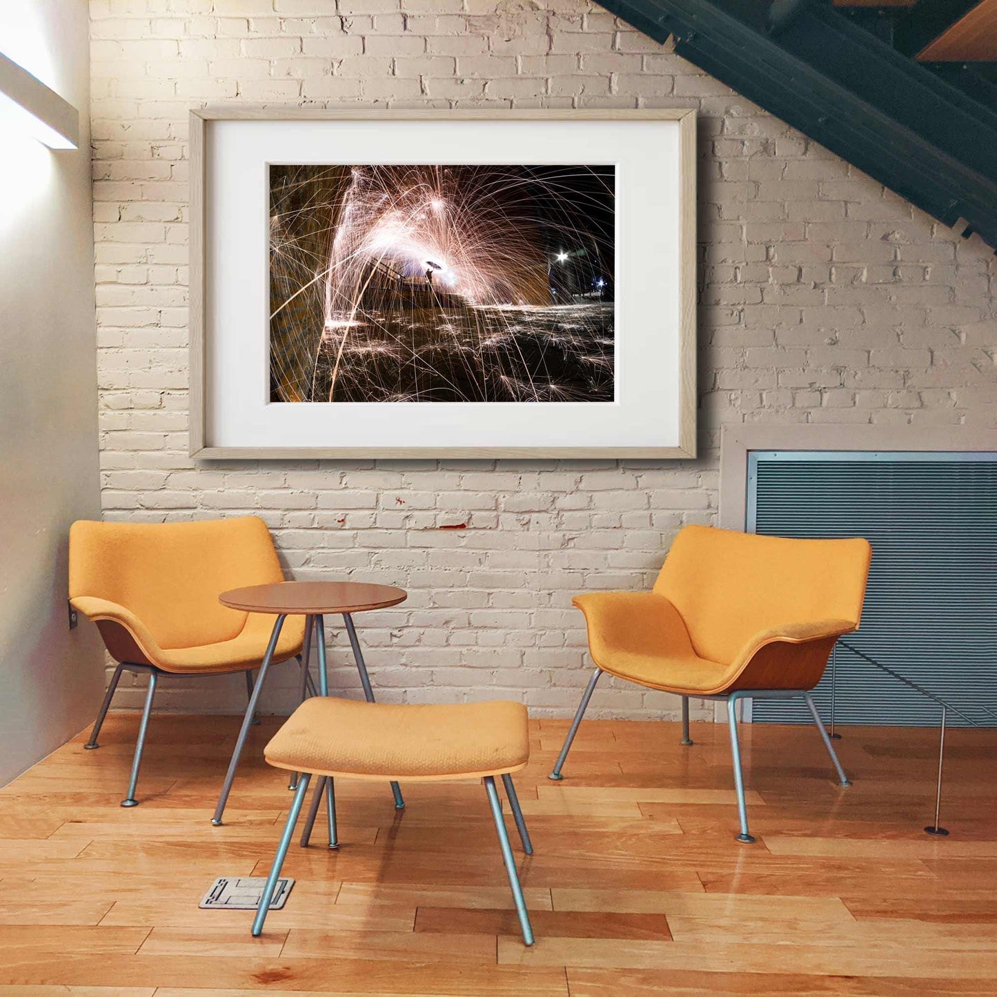 Abstract Light Trails Fine Art Print, Architecture Print, Wall Print