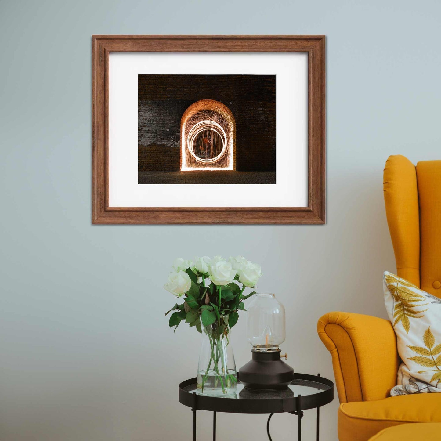 Abstract Light Trails Fine Art Print, Architecture Print, Wall Print
