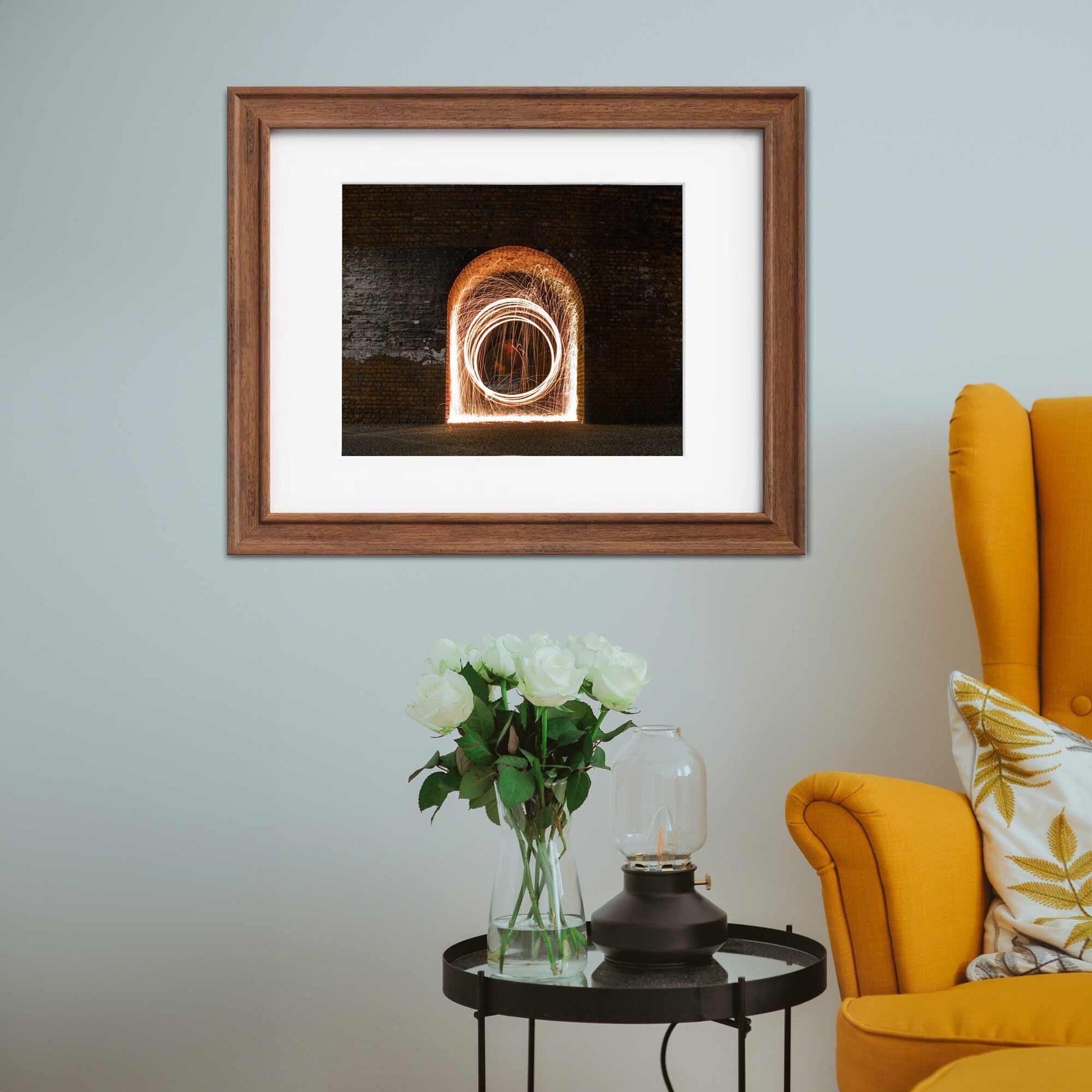 Abstract Light Trails Fine Art Print, Architecture Print, Wall Print