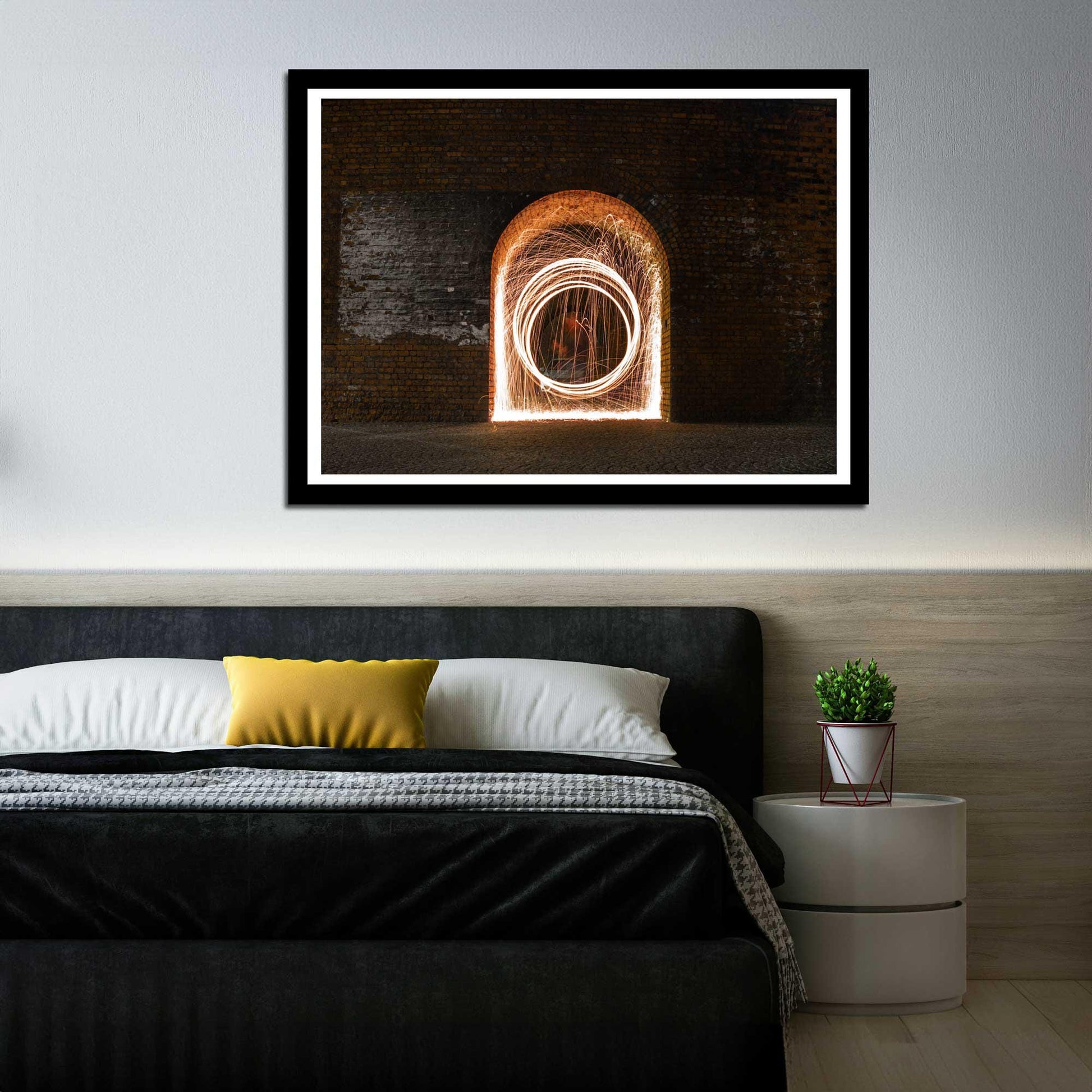 Abstract Light Trails Fine Art Print, Architecture Print, Wall Print
