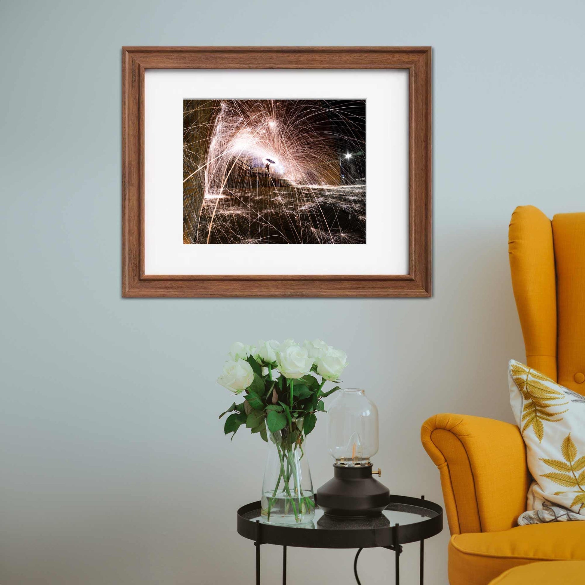 Abstract Light Trails Fine Art Print, Architecture Print, Wall Print