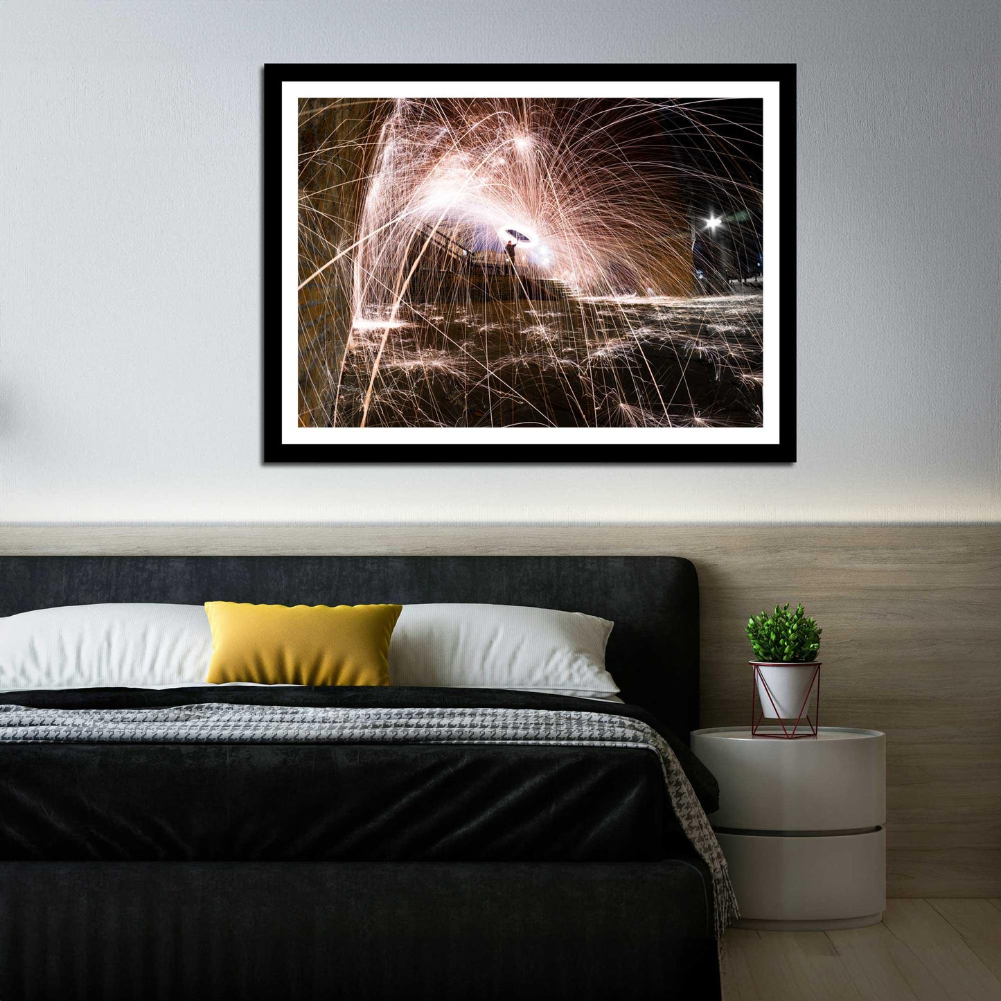Abstract Light Trails Fine Art Print, Architecture Print, Wall Print