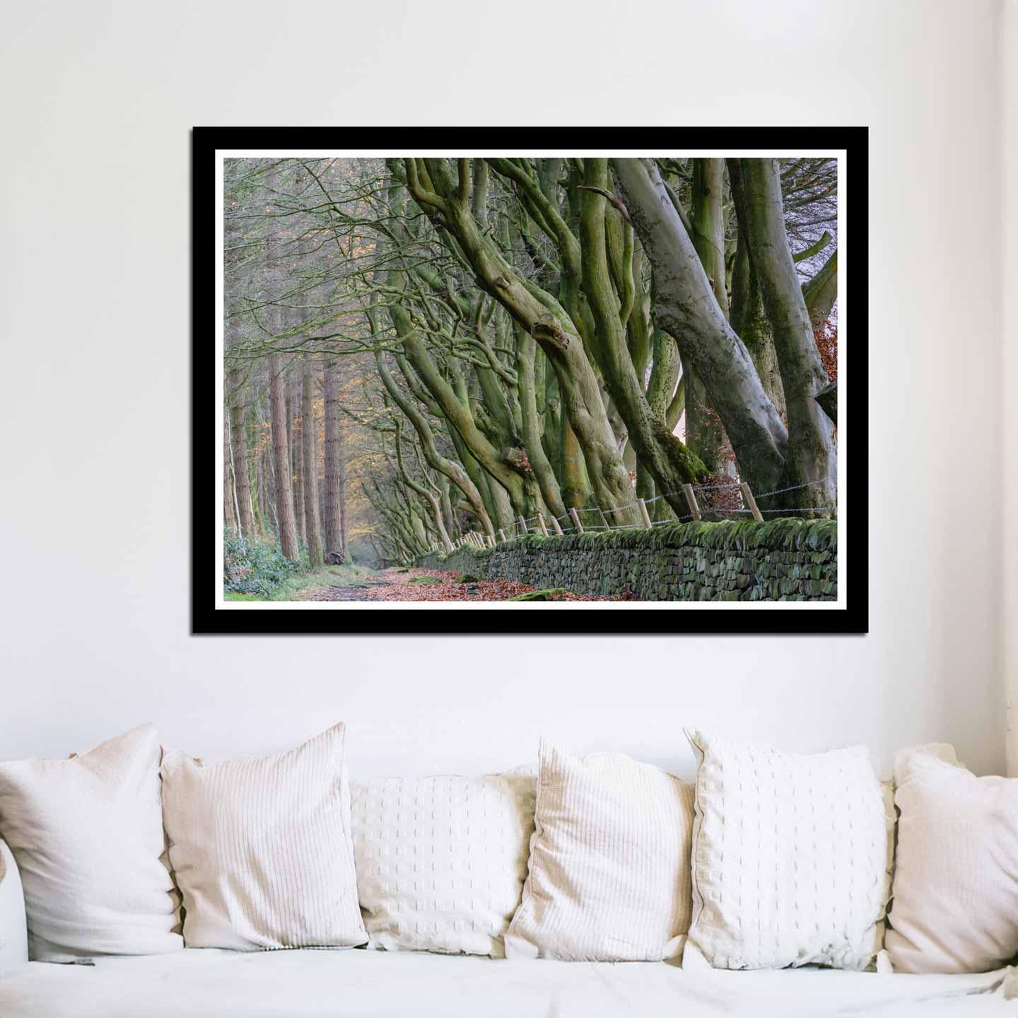 Peak District Countryside Landscape Fine Art Print, A4, A3, A2