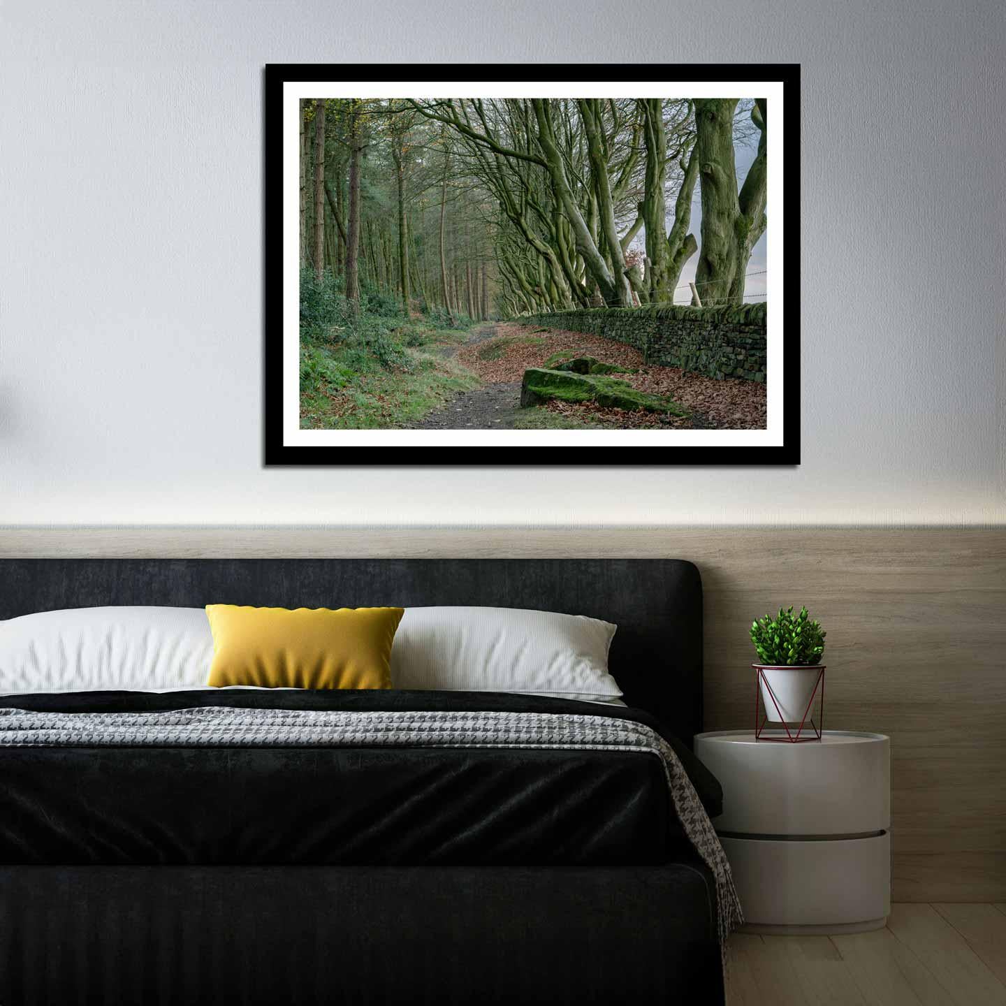 Peak District Countryside Landscape Fine Art Print, A4, A3, A2