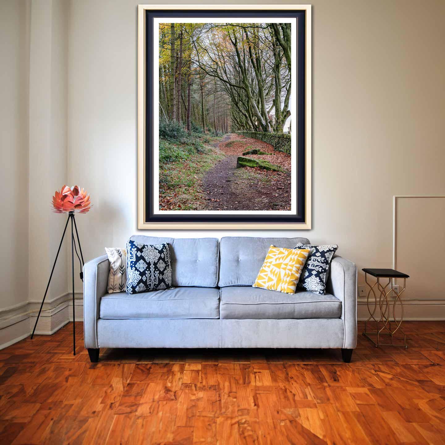 Peak District Countryside Landscape Fine Art Print, A4, A3, A2