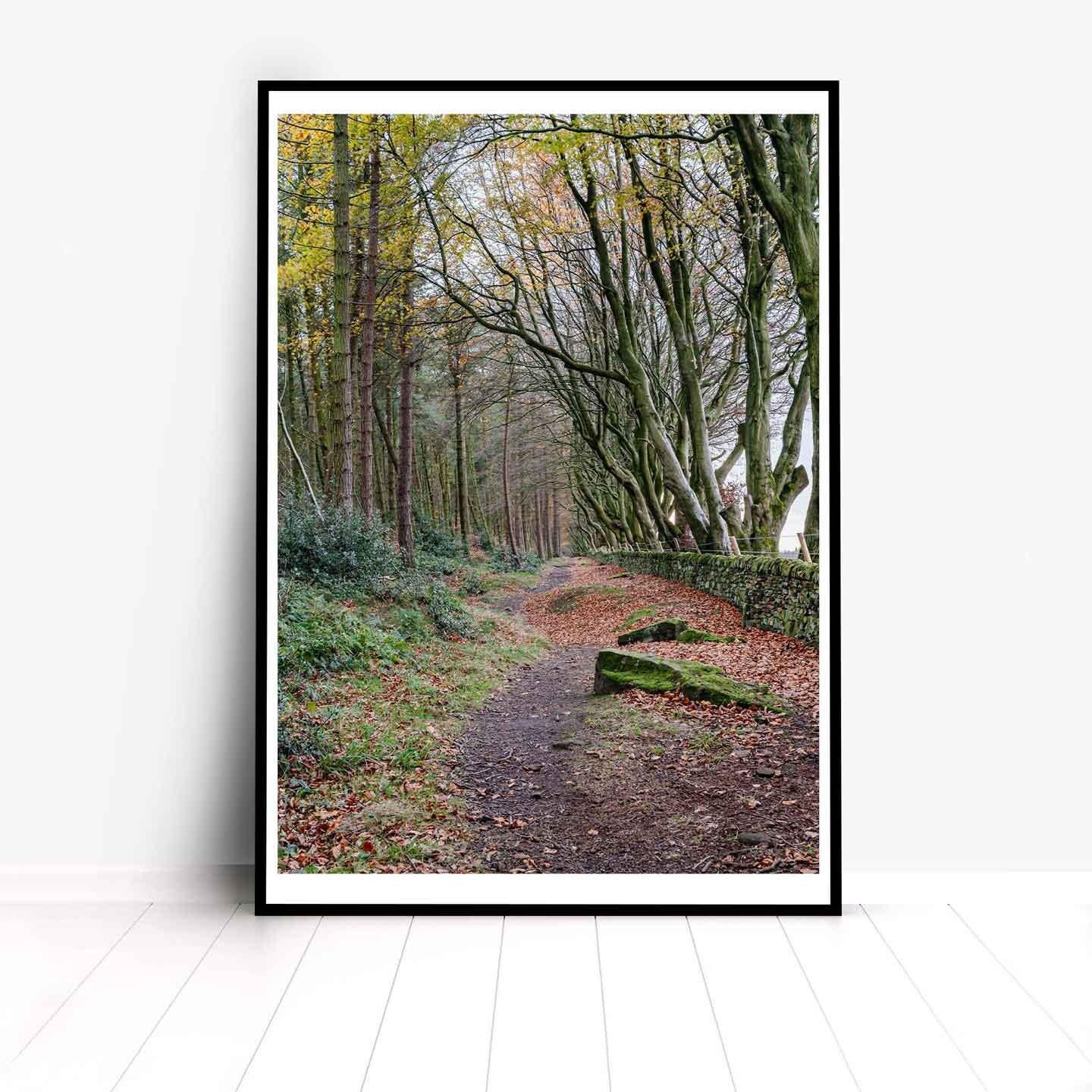 Peak District Countryside Landscape Fine Art Print, A4, A3, A2