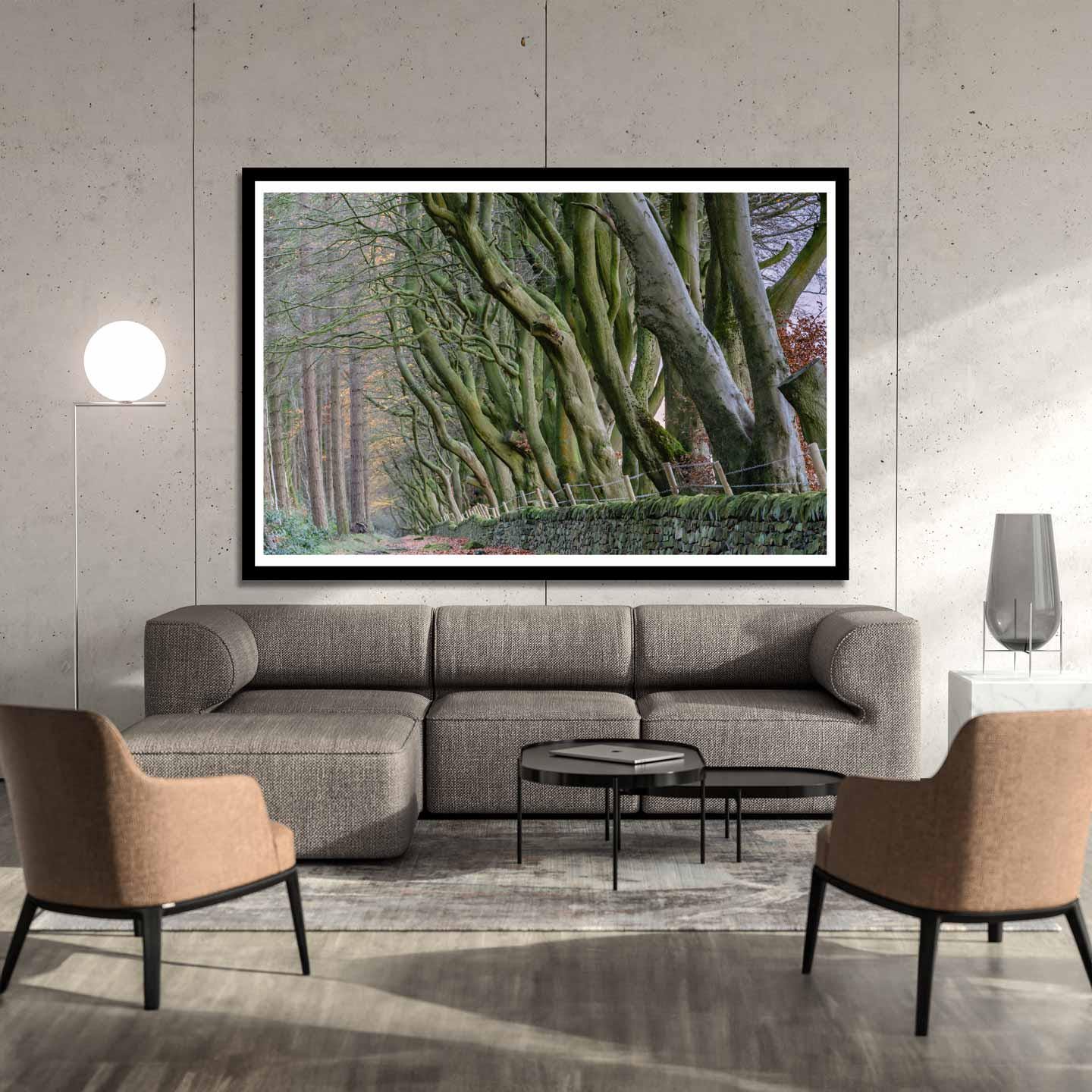 Peak District Countryside Landscape Fine Art Print, A4, A3, A2