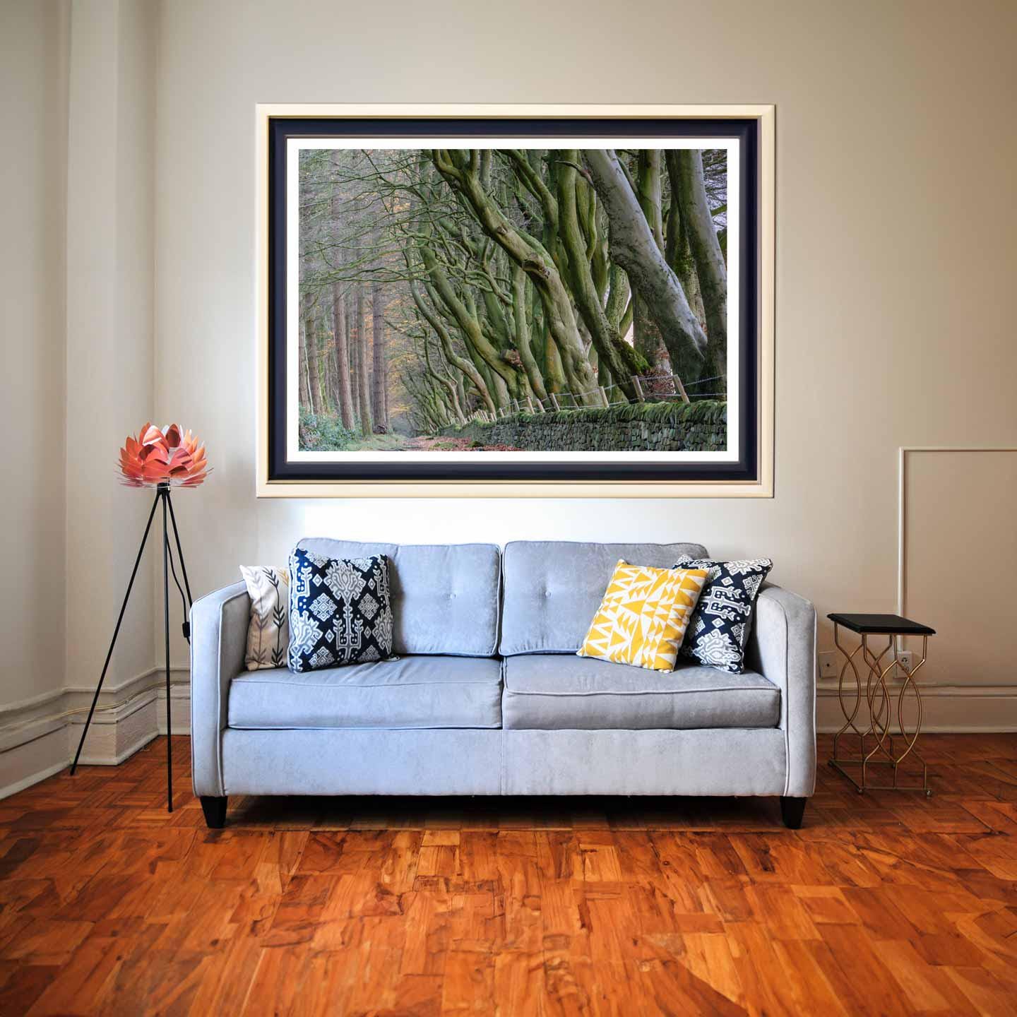 Peak District Countryside Landscape Fine Art Print, A4, A3, A2