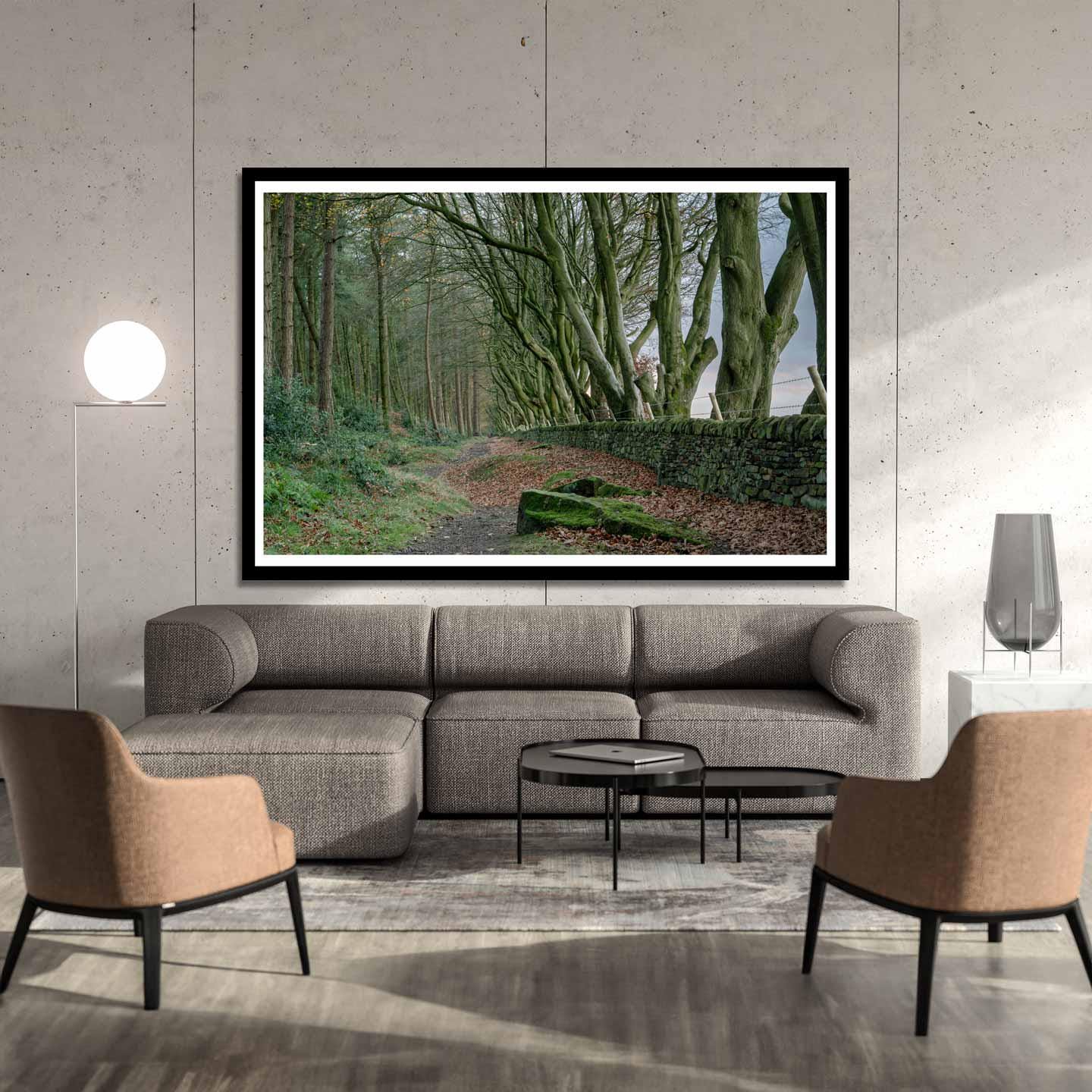 Peak District Countryside Landscape Fine Art Print, A4, A3, A2