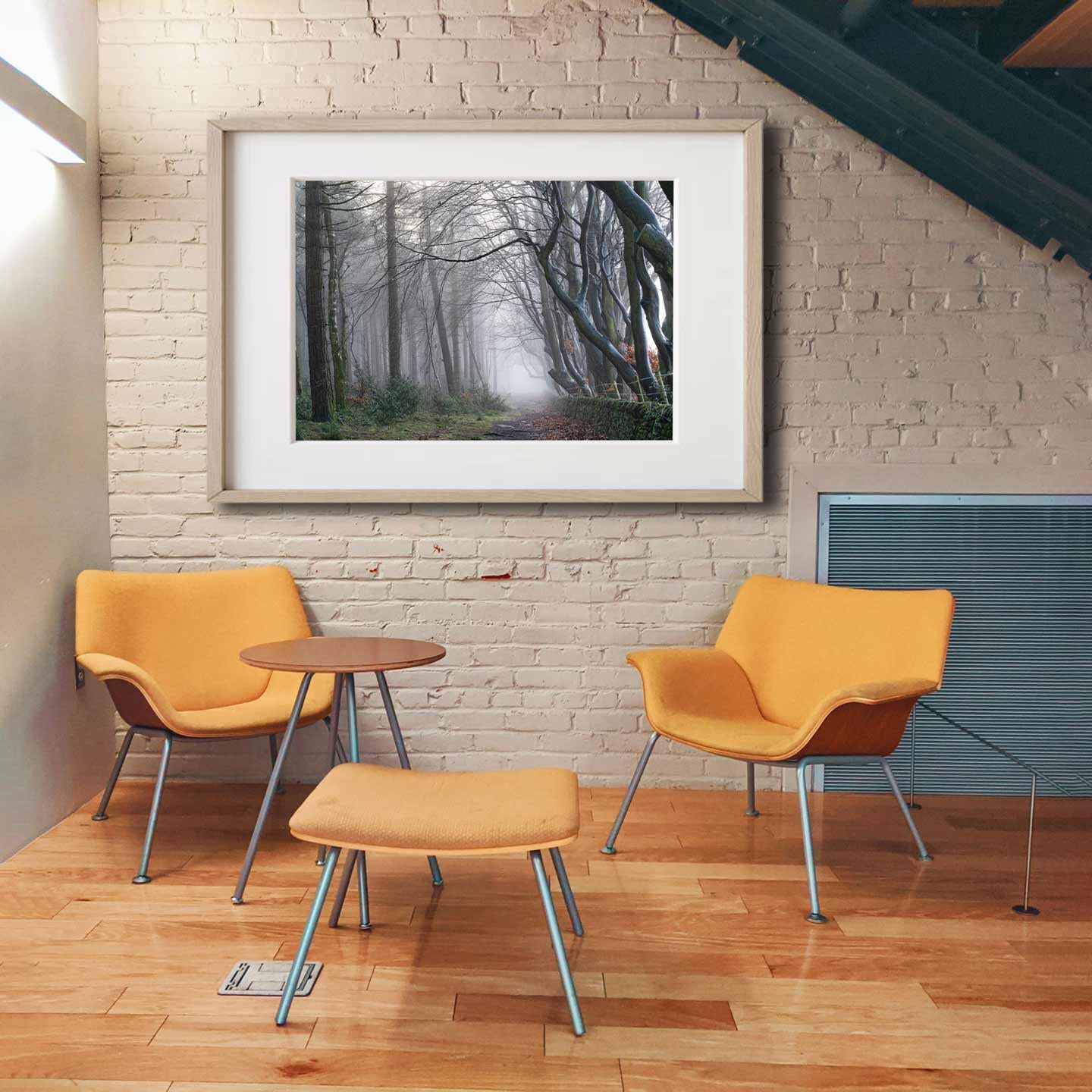 Peak District Countryside Landscape Fine Art Print, A4, A3, A2