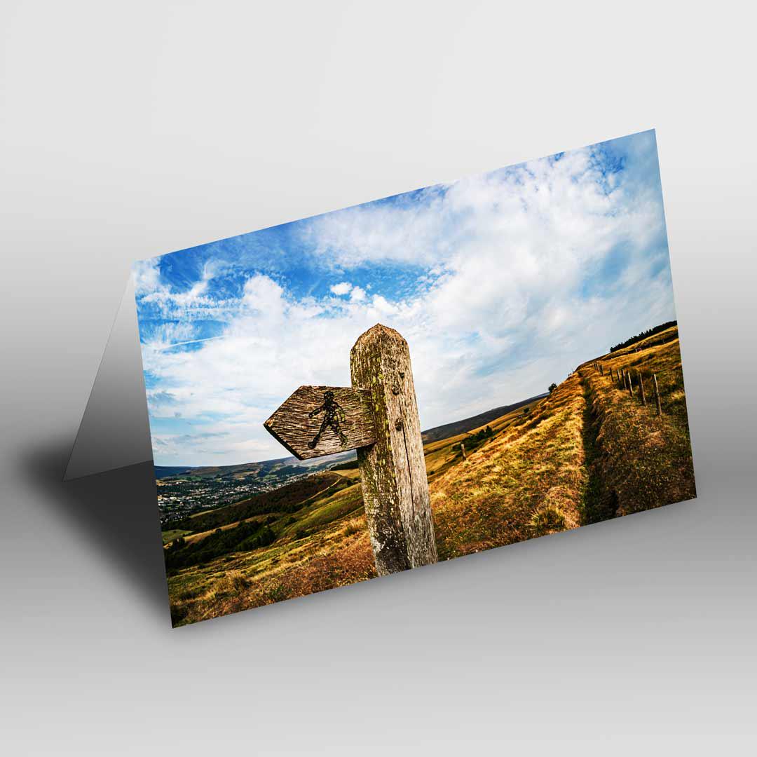 Landscape inspired Greetings Card A5 to fit A5 Picture Frame, Street Photography, Wall Art