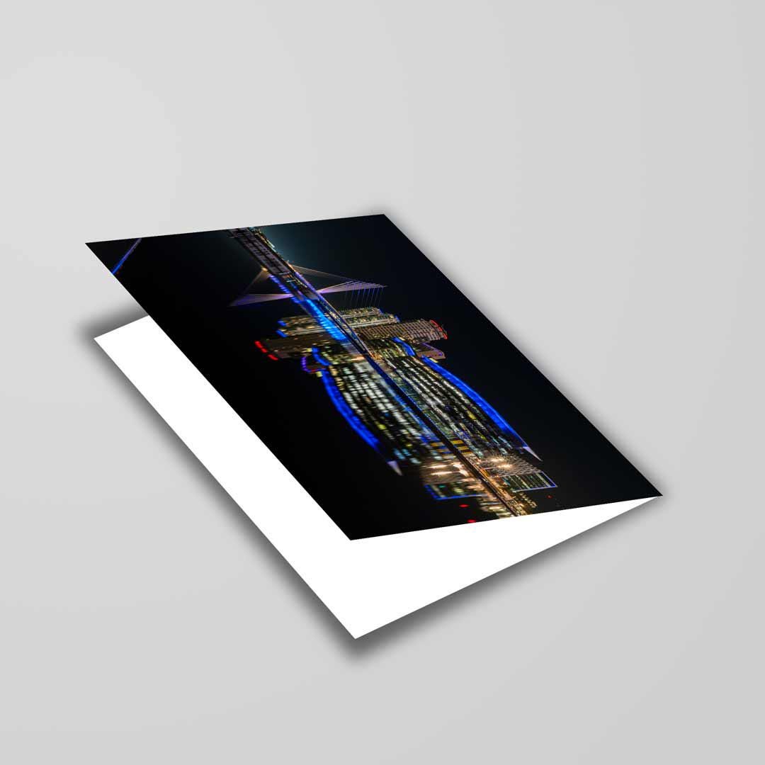 Salford Quays Manchester Greetings Card A5 to fit A5 Picture Frame, Street Photography, Wall Art, Media City