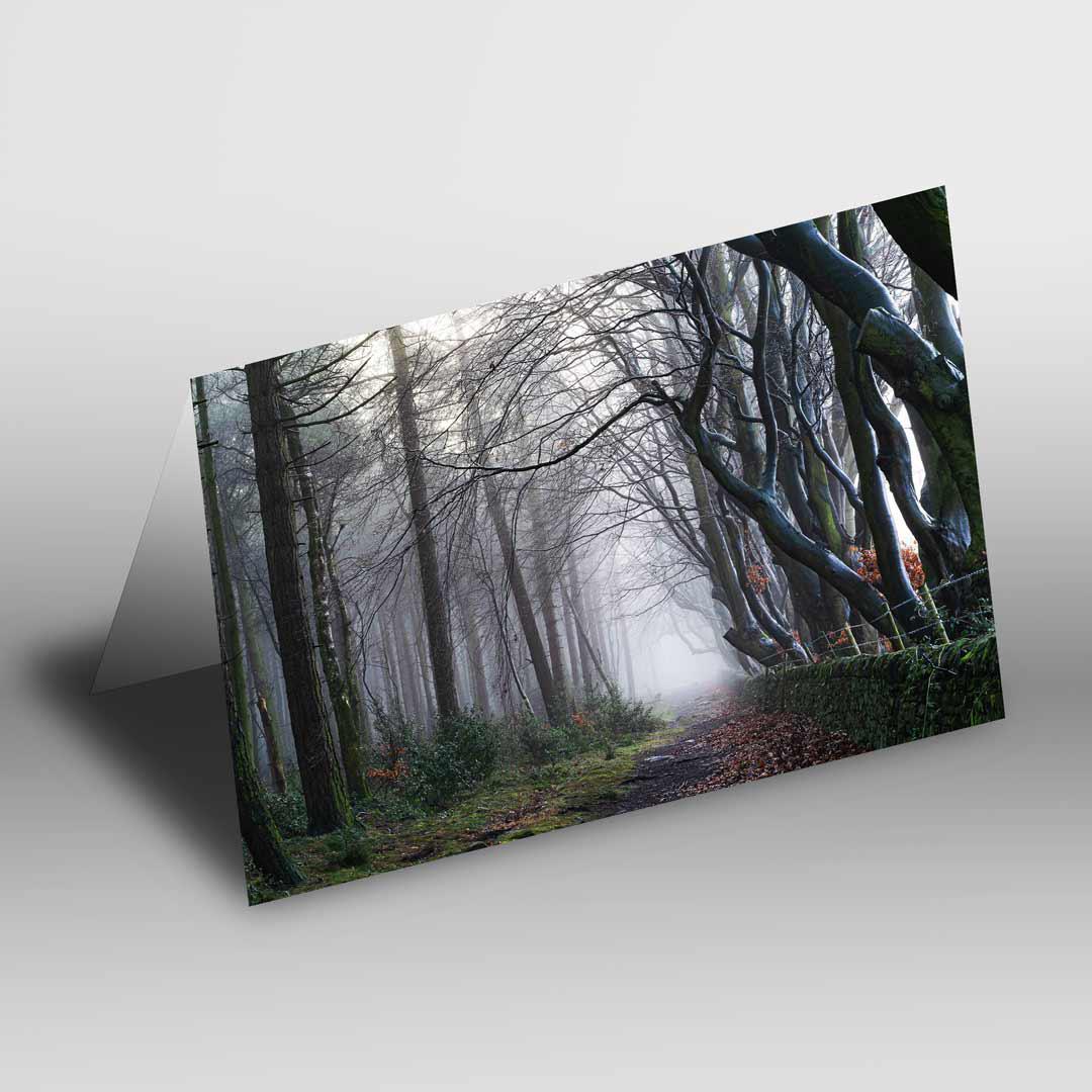 Landscape-inspired Greetings Card A5 to fit A5 Picture Frame, Street Photography, Wall Art, Mattlock, Upper Moor Peak District
