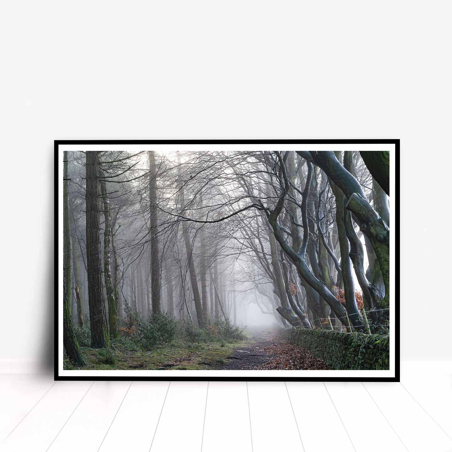 Peak District Countryside Landscape Fine Art Print, A4, A3, A2