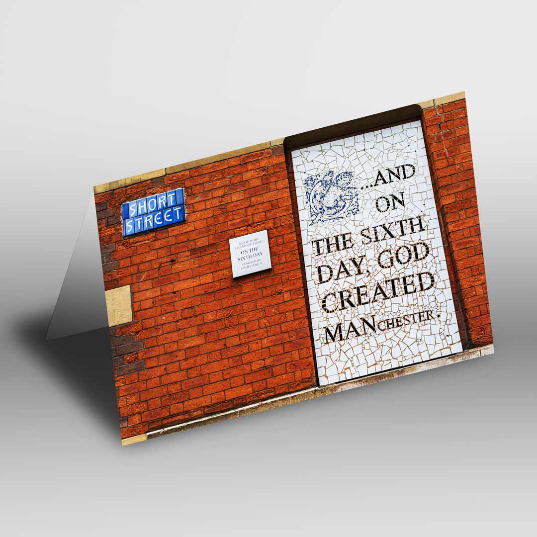 Manchester Greetings Card A5 to fit A5 Picture Frame, Street Photography, Wall Art