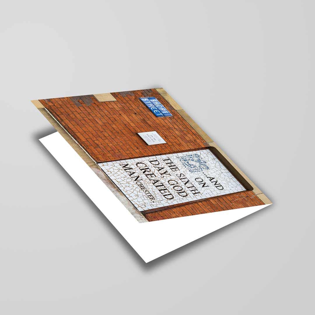 Manchester Greetings Card A5 to fit A5 Picture Frame, Street Photography, Wall Art