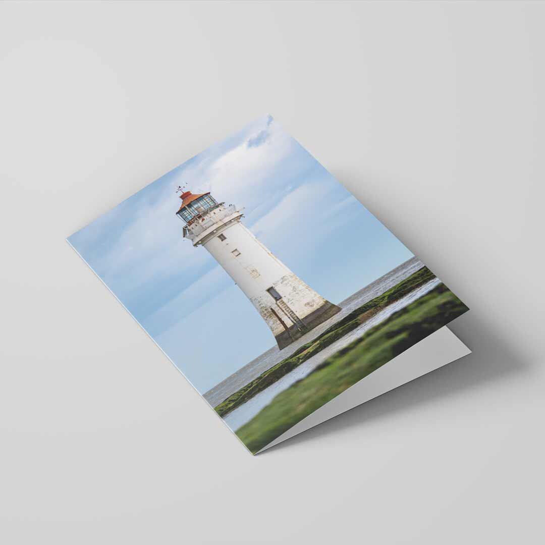 Lighthouse Greetings Card A5 to fit A5 Picture Frame, Street Photography, Wall Art