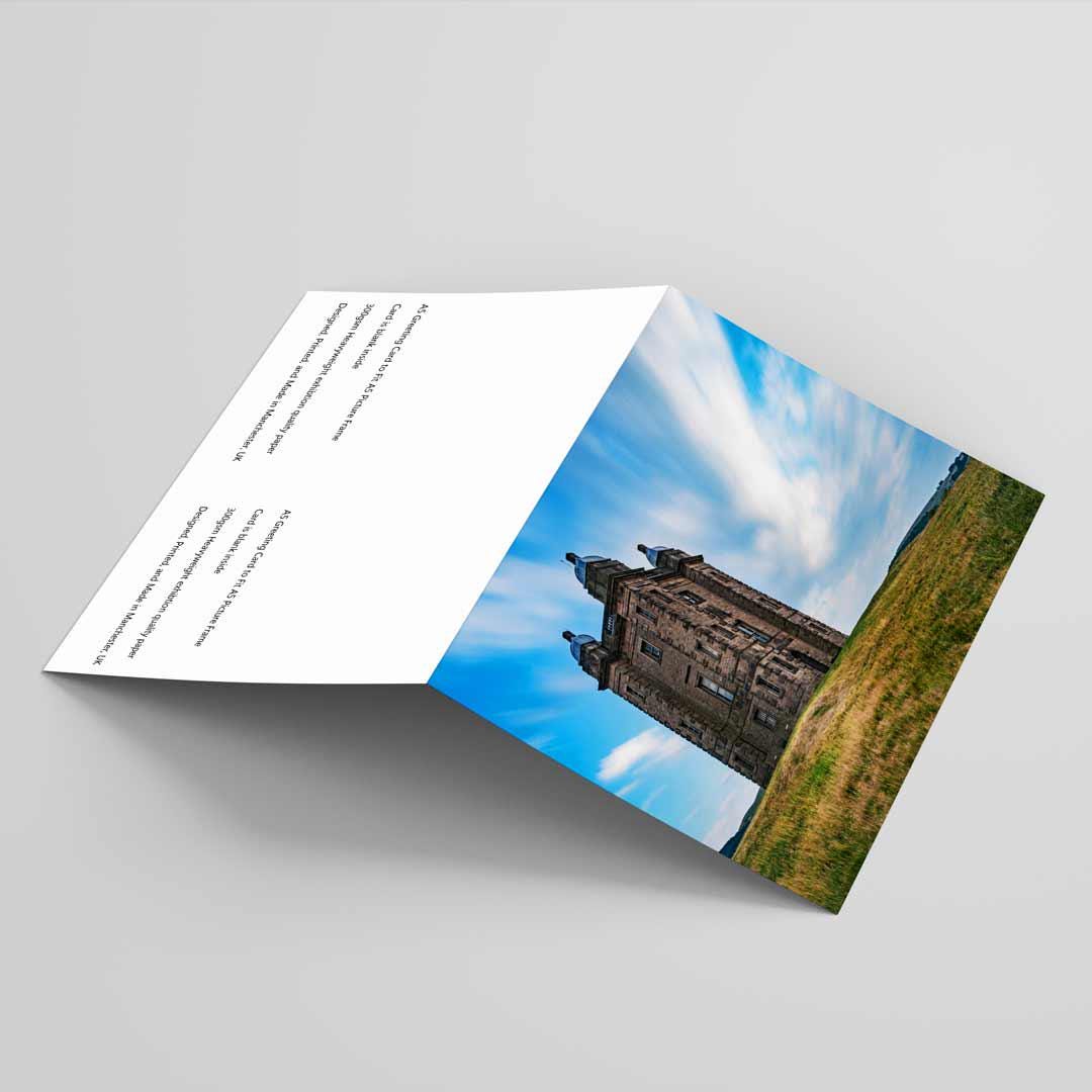 Landscape inspired Greetings Card A5 to fit A5 Picture Frame, Street Photography, Wall Art