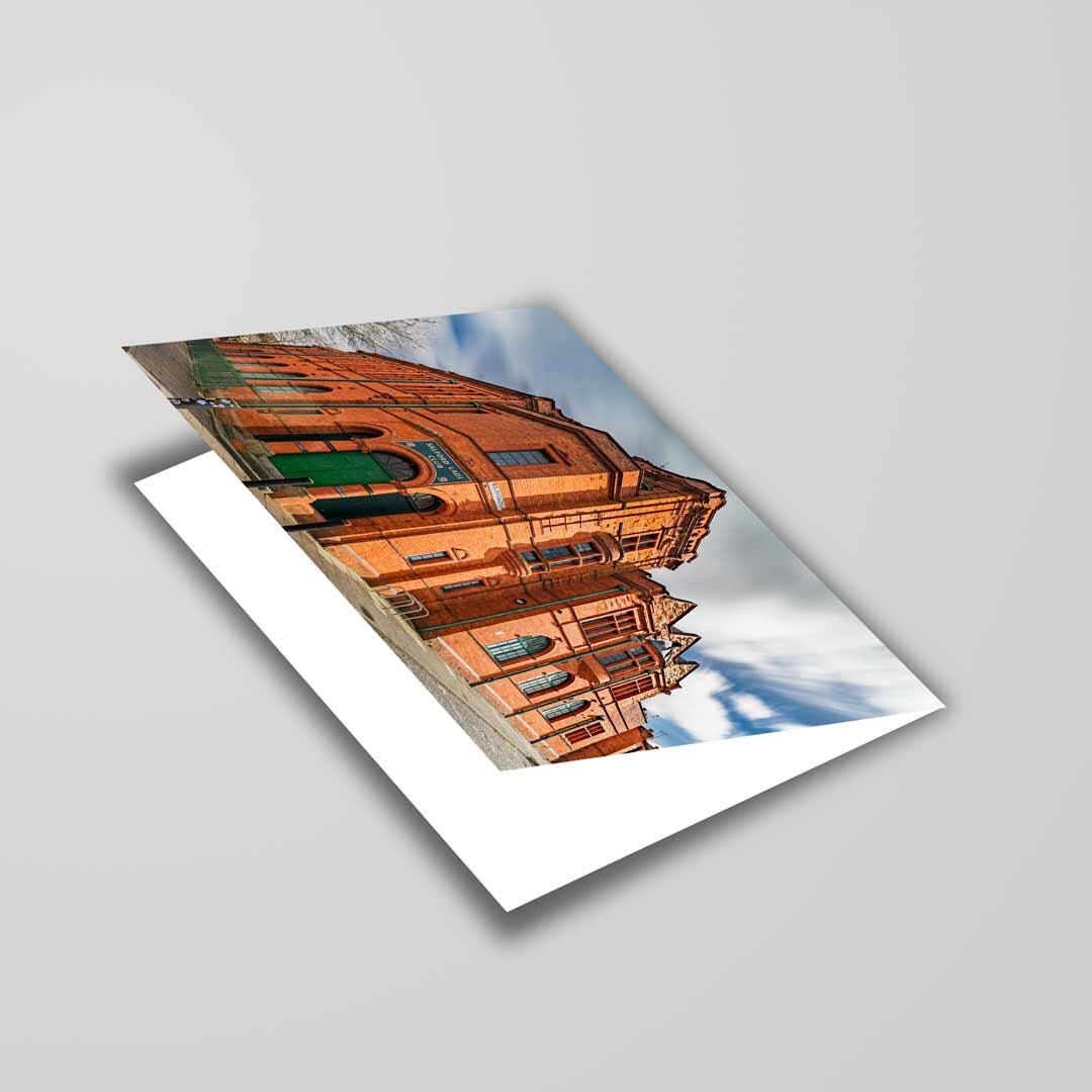 Manchester Salford Lads Club Greetings Card A5 to fit A5 Picture Frame, Street Photography, Wall Art