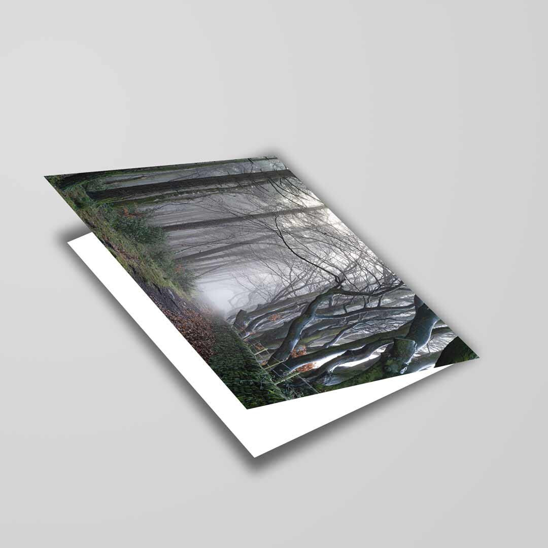Landscape-inspired Greetings Card A5 to fit A5 Picture Frame, Street Photography, Wall Art, Mattlock, Upper Moor Peak District